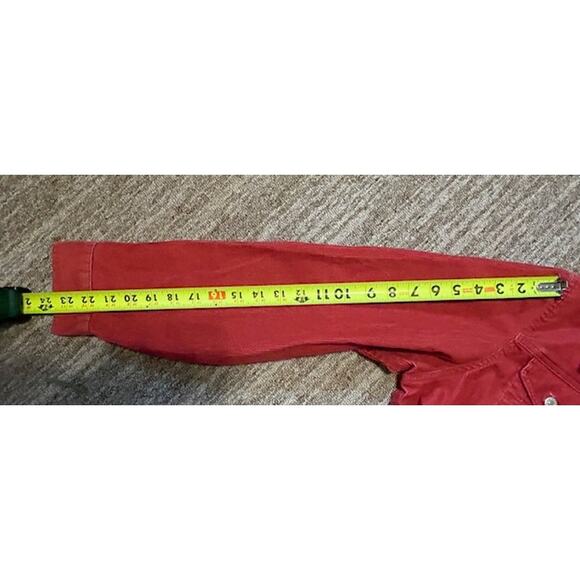 Lands' End Corduroy Trucker Jean Jacket Stretch Women's Pink Size L (14-16) - Picture 2 of 6